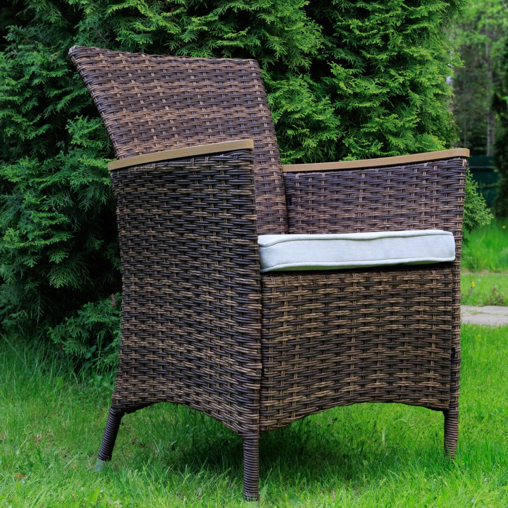 Обеденное кресло Royal Family AMELIA коричневое 3